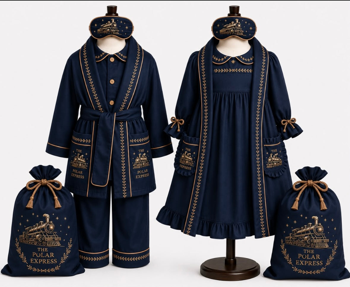 🔔🚂Girls polar express PJs 🚂🔔 pre-order