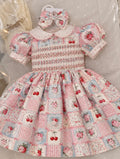 Dollys Dress Of Many Colours |Hand smocked PRE-ORDER